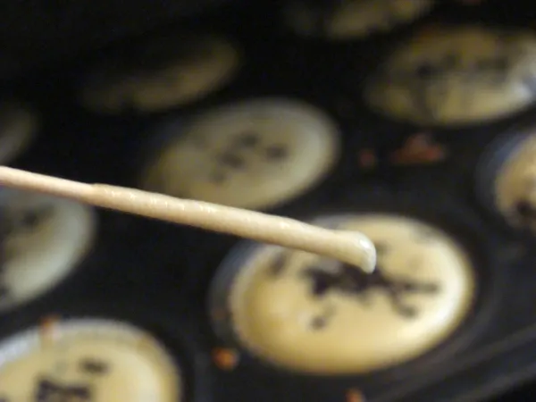 test suchego patyczka w babeczce