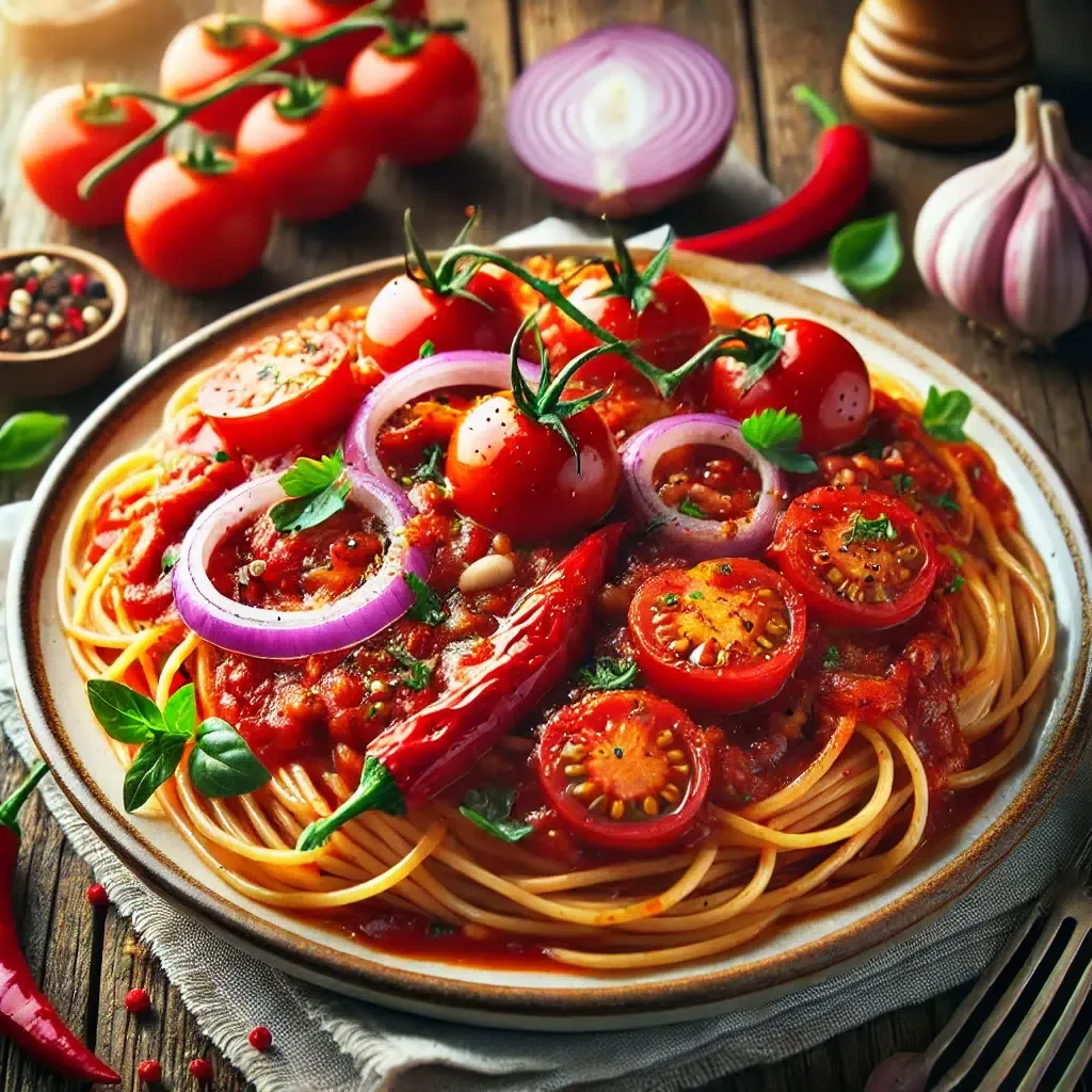 Zdjęcie Pyszne spaghetti arrabiata: prosty przepis na idealny obiad