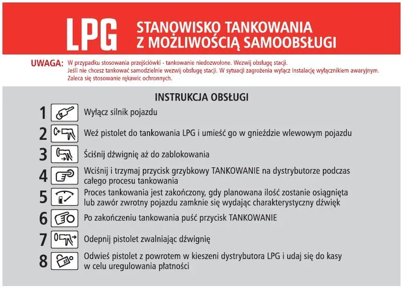 stacja lpg tankowanie bezpieczeństwo