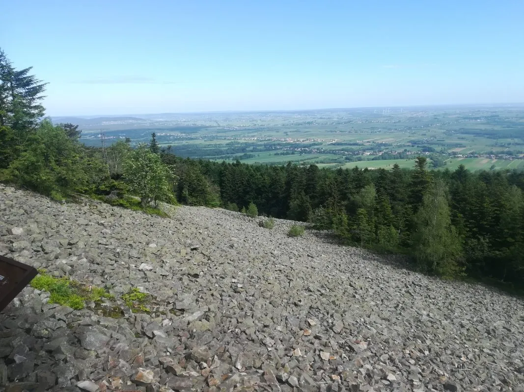 Góry Świętokrzyskie Łysica gołoborze