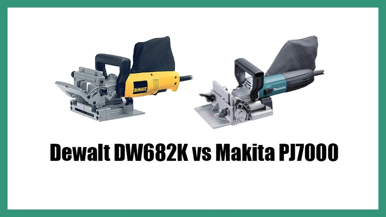 DeWalt DW682K vs Makita PJ7000 regulacja głębokości i kąta