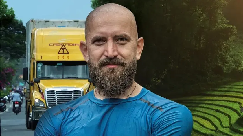 Dawid Andres ciężarówką podróże świat