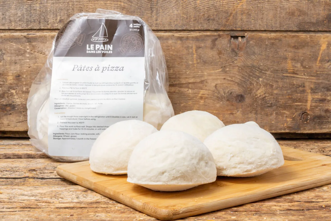 Pâte à pizza congelée