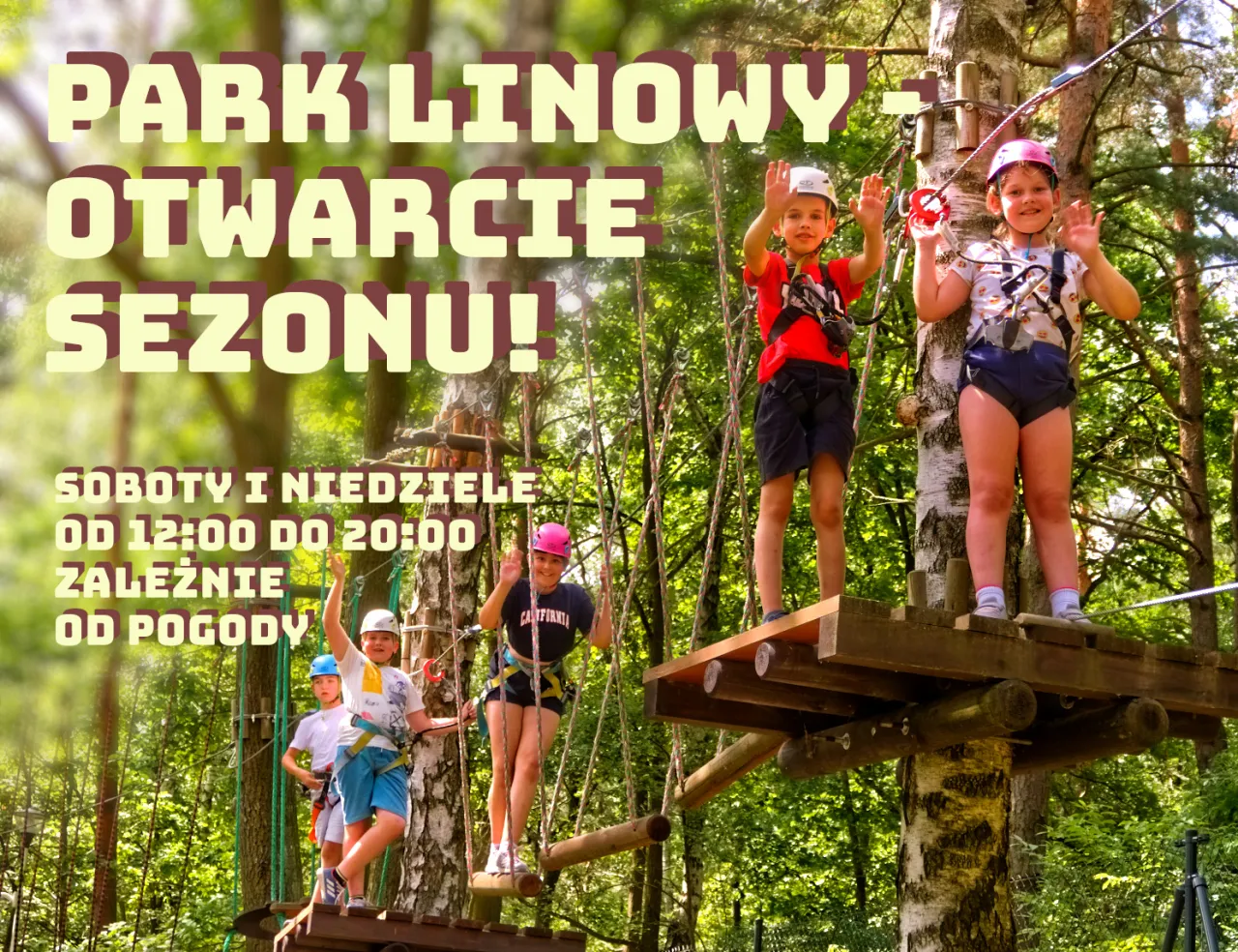 Park linowy Brody trasy dla dzieci