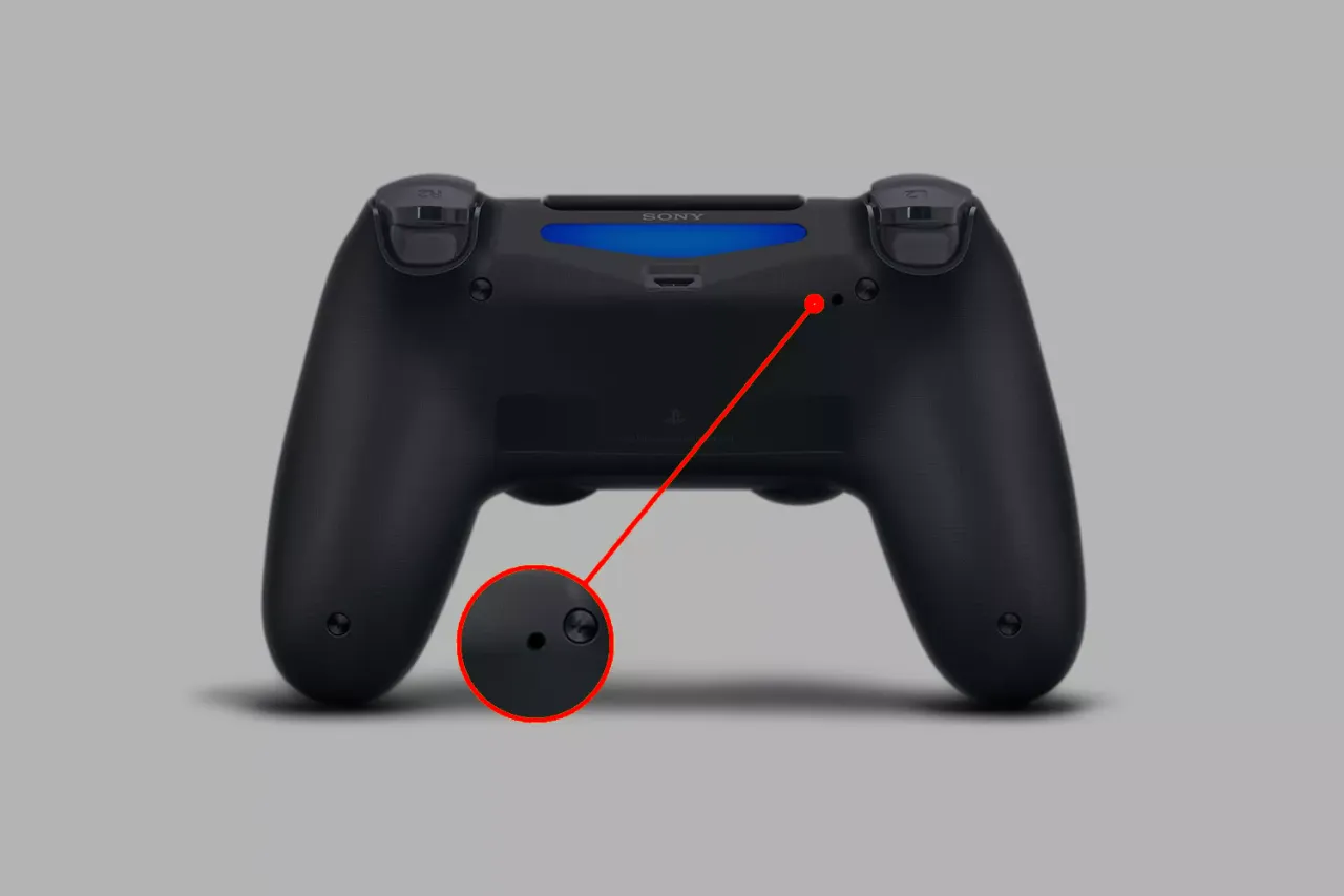 przycisk reset ps4 pad
