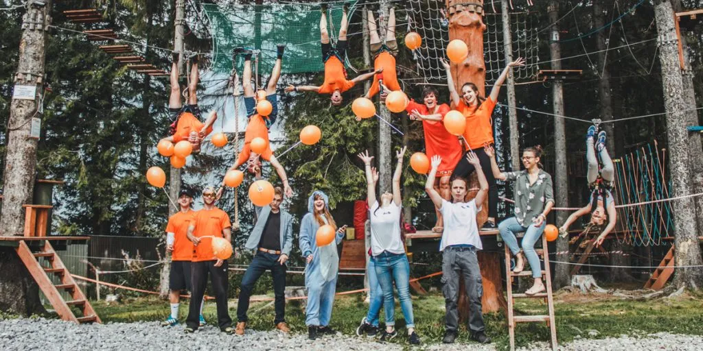 park linowy zakopane widok tatry