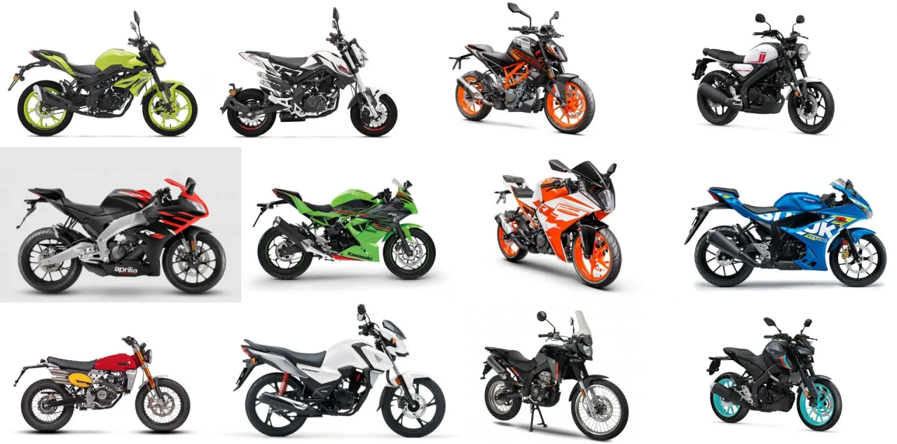 R&oacute;żne motocykle i skutery. Zastanawiasz się, jakie prawo jazdy na skuter? Zobacz modele, kt&oacute;re wymagają r&oacute;żnych uprawnień.