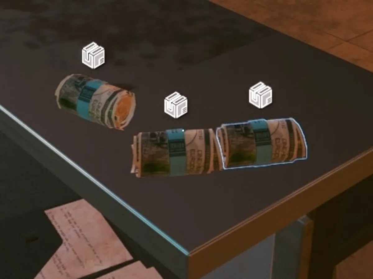 Cyberpunk 2077 V liczy eurodolary