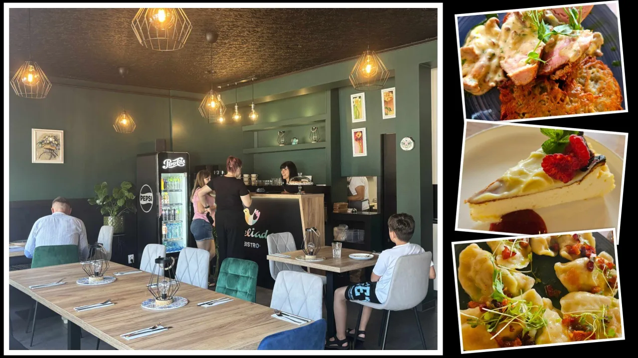 Radom restauracje wnętrze i jedzenie