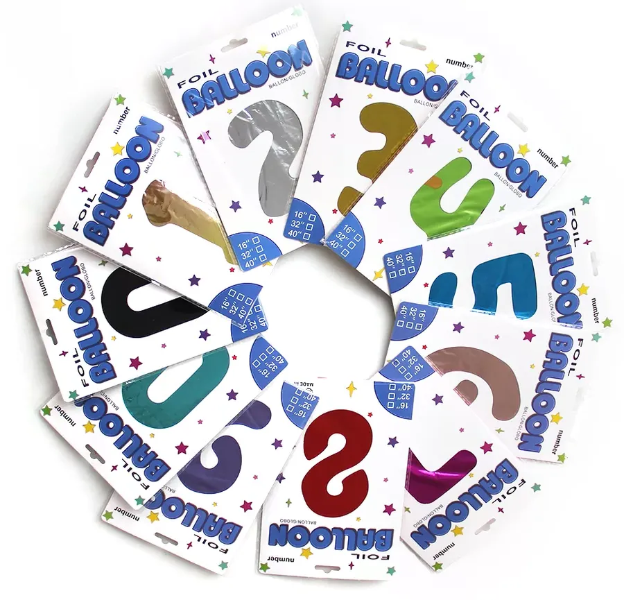 balony cyfry z helem r&oacute;żne rozmiary i kolory