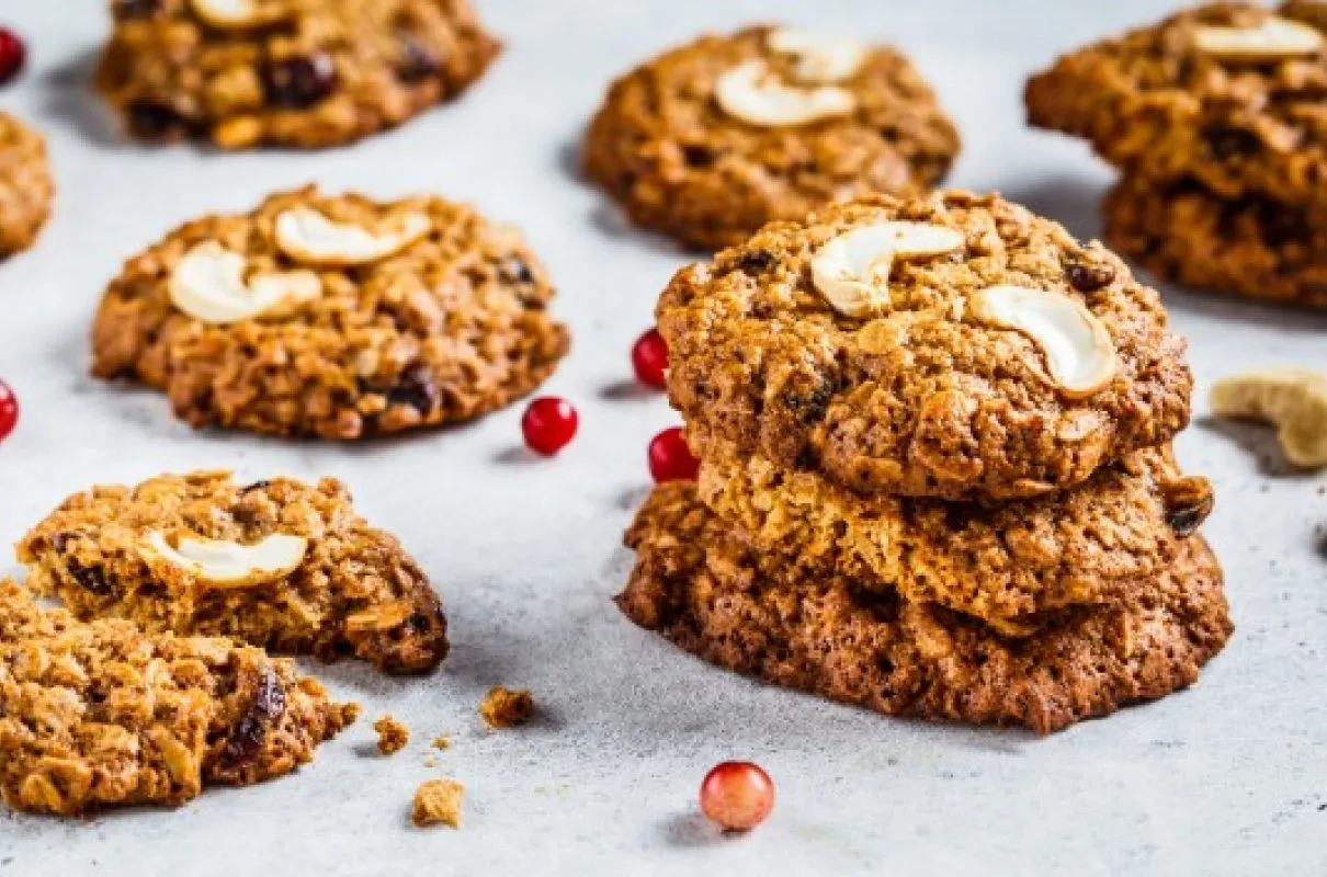 zdrowe składniki do ciastek zbożowych