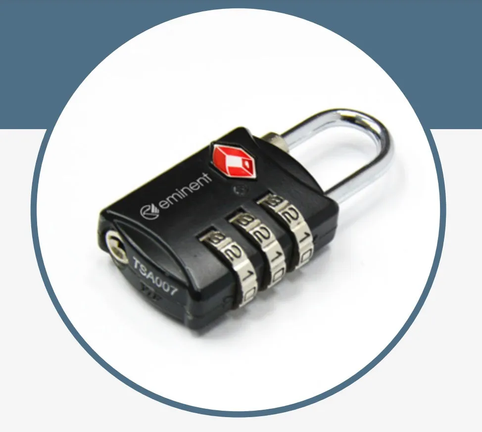 jak wygląda zamek szyfrowy w walizce na sztućce