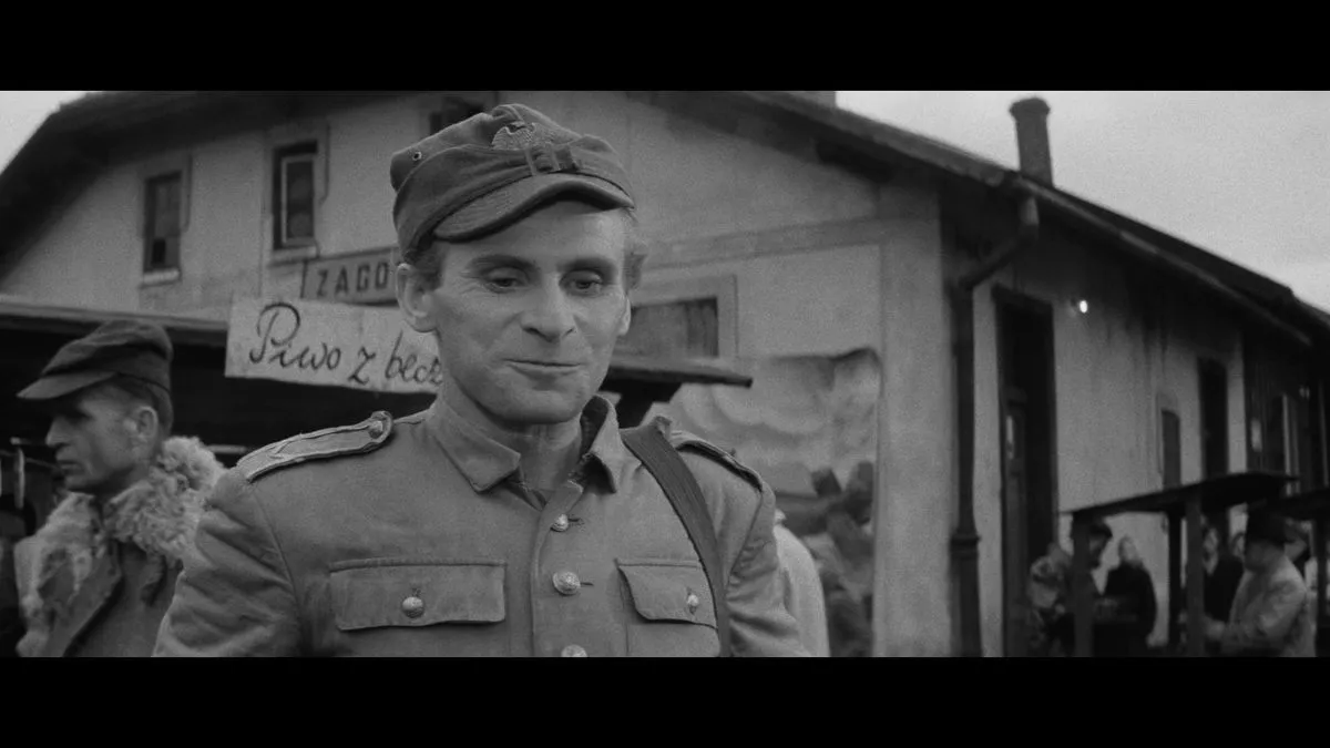 Mapa Bieszczad&oacute;w z zaznaczonymi miejscami kręcenia filmu Ogniomistrz Kaleń