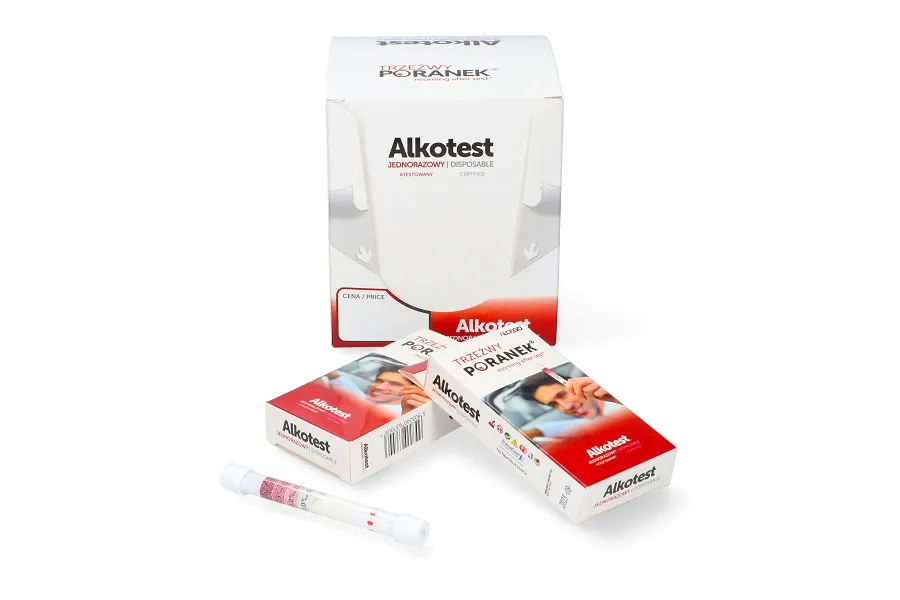 alkomat jednorazowy opakowanie r&oacute;żne marki