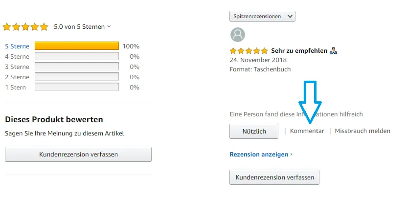 Amazon Buchsuche Filter Rezensionen