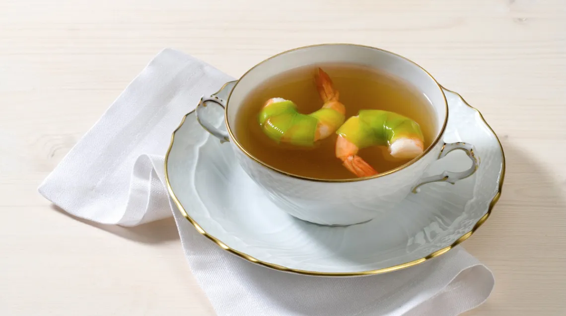 Guarnizioni creative per minestre