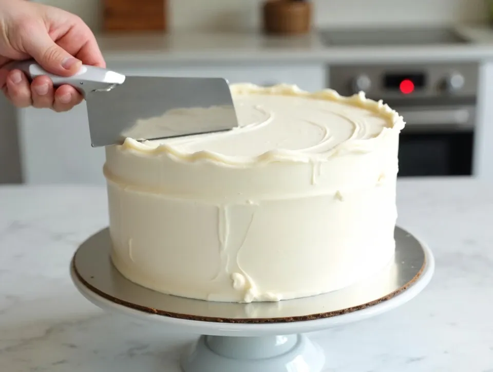 gładki krem maślany do tortu