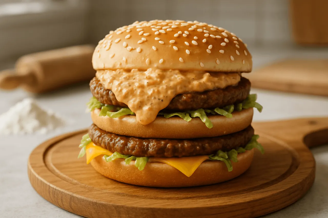 Składniki na sos Big Mac keto