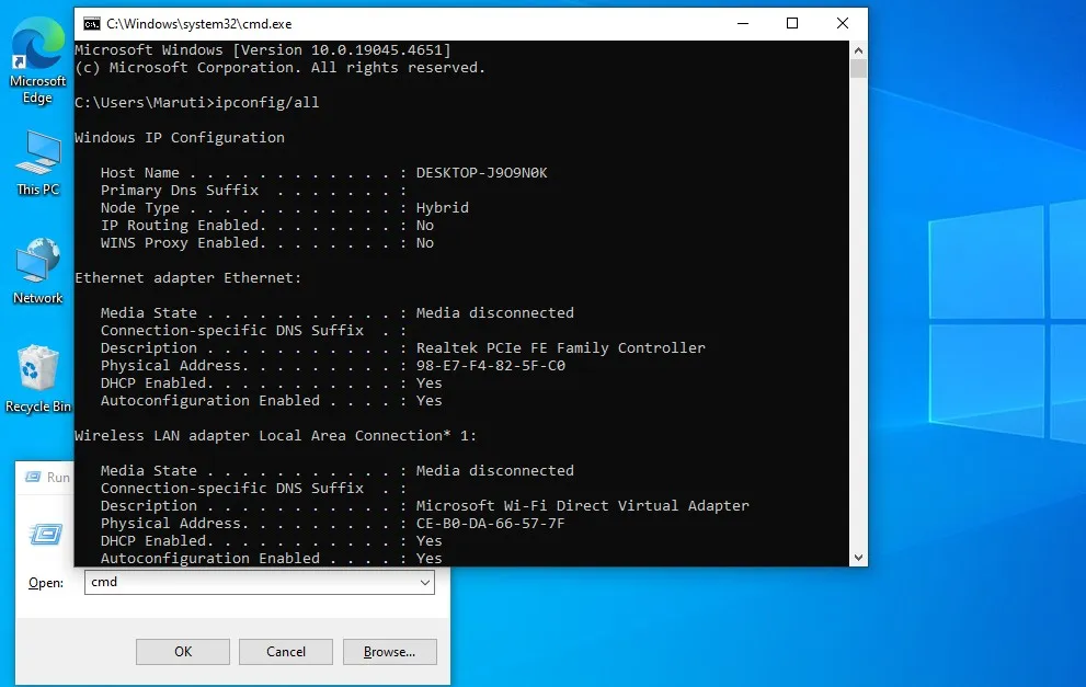 Windows 11 Eingabeaufforderung Netzwerkbefehle