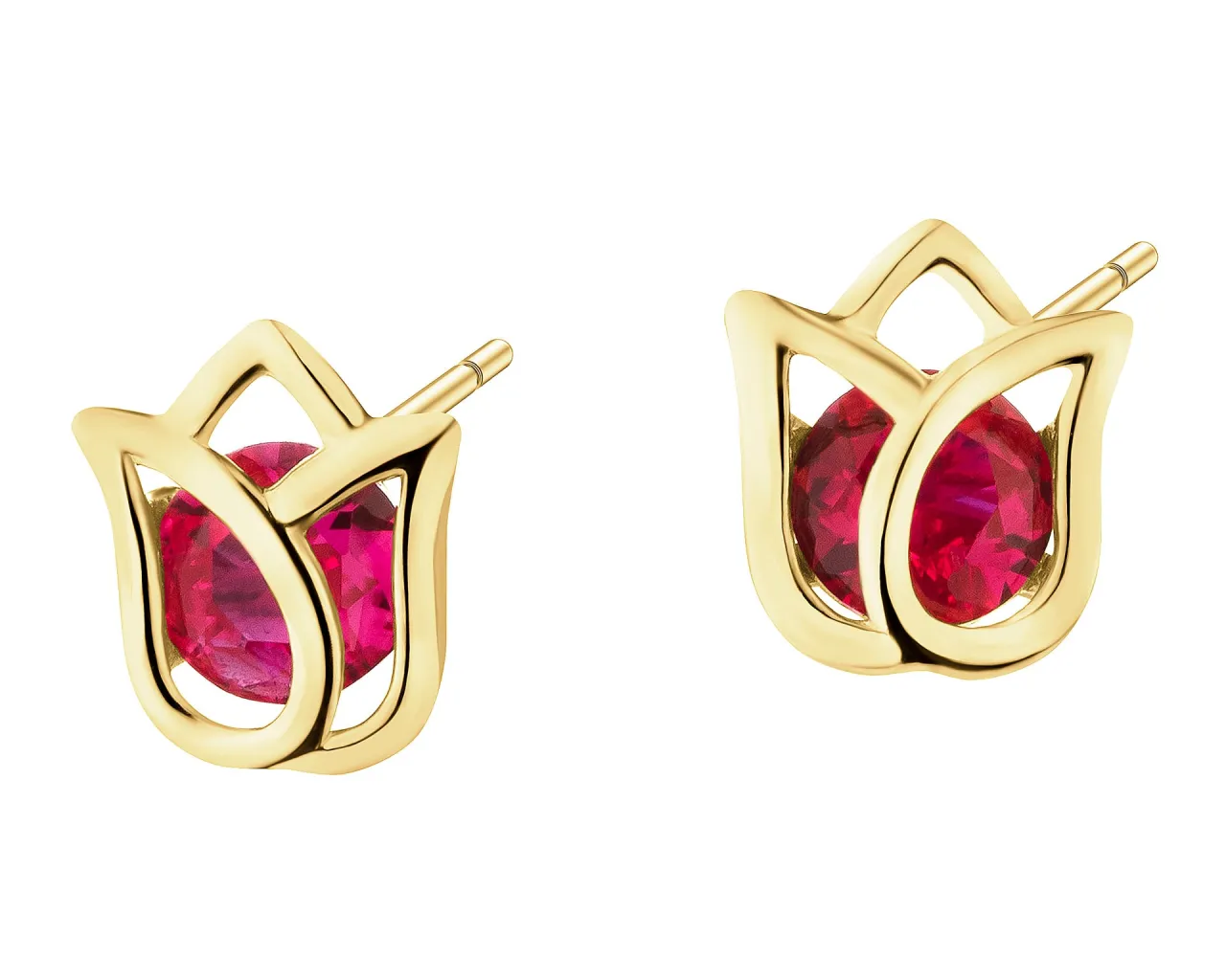 biżuteria z rubinami prezent