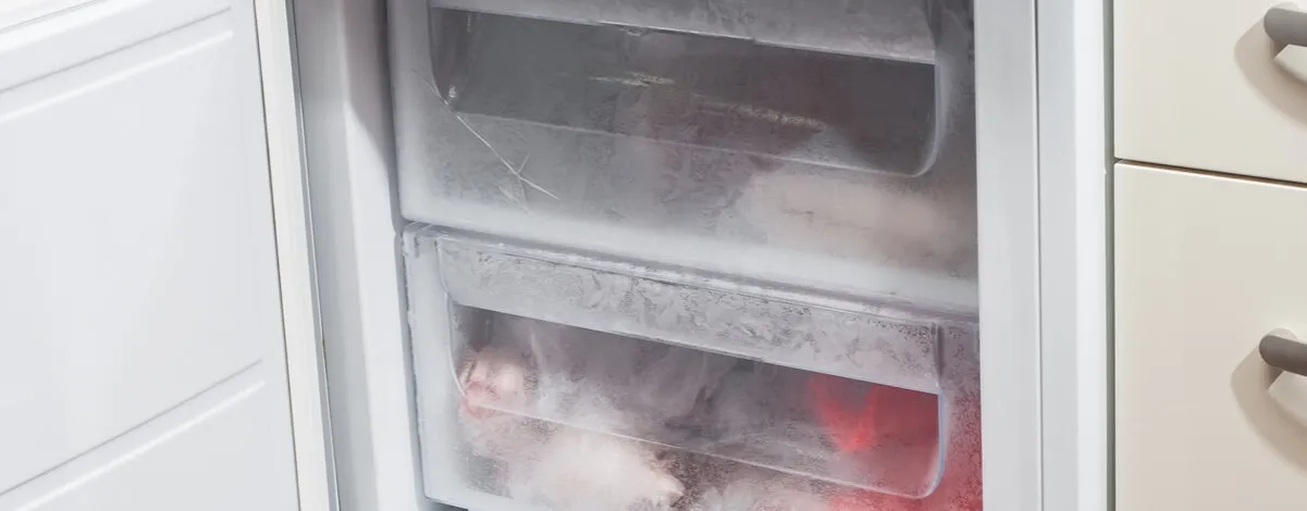 termometr w zamrażarce z zamrożoną żywnością