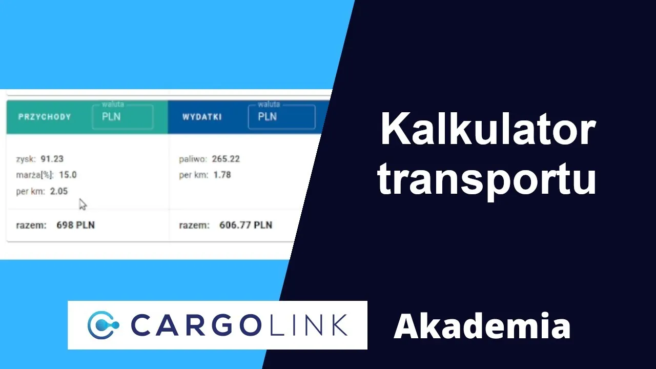 kalkulator zysku kierowcy tira