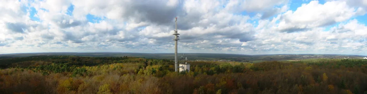 Panorama Aussichtsturm Rauener Berge