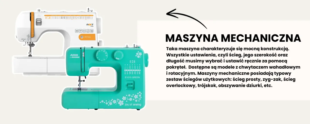 maszyna do szycia mechaniczna i elektroniczna por&oacute;wnanie