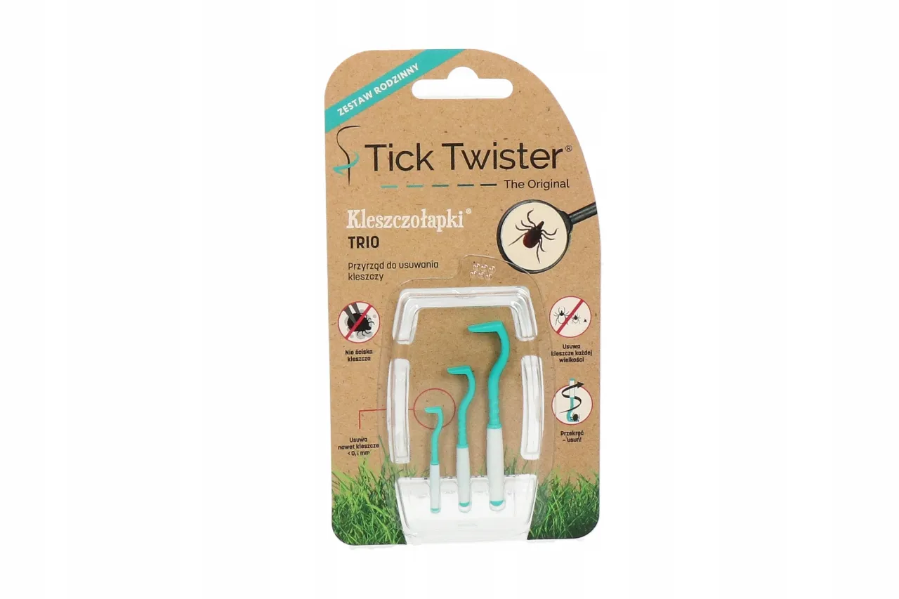 narzędzia do usuwania kleszczy pęseta kleszczołapki