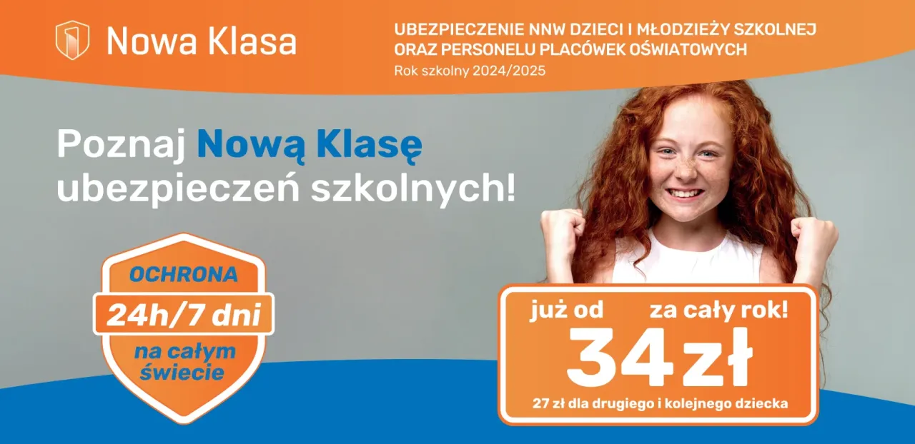 Ubezpieczenie szkolne NNW dobrowolne