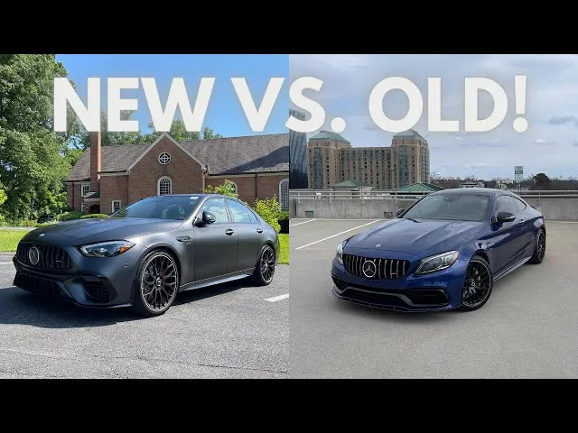 Mercedes C63 AMG W206 vs W205 comparison