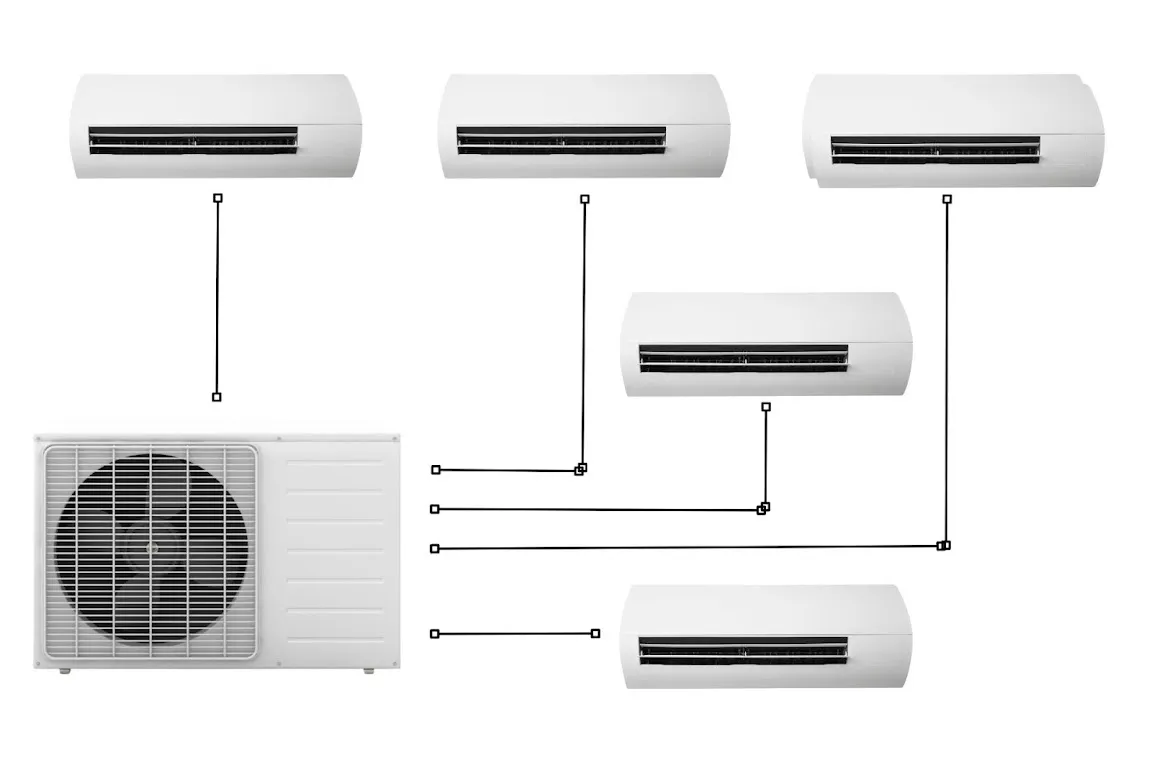 różne typy klimatyzatorów domowych
