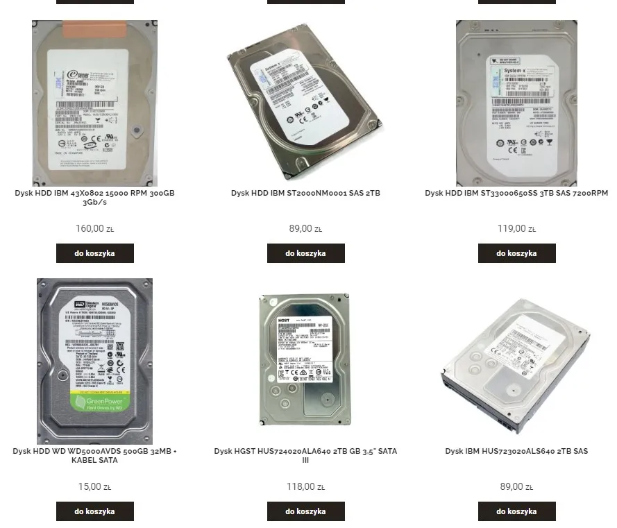 Por&oacute;wnanie dysk&oacute;w SSD i HDD