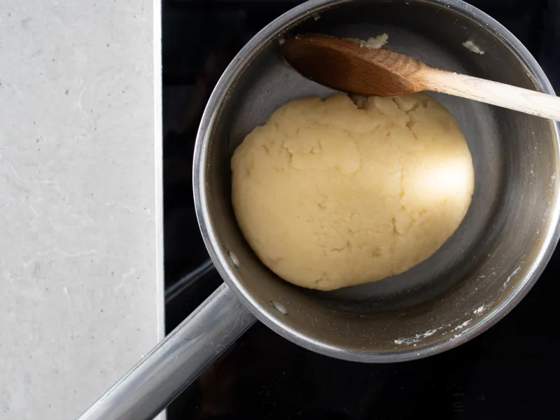 ciasto parzone w garnku konsystencja