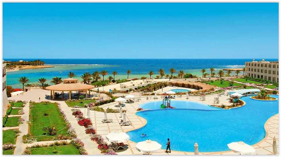 rafa koralowa Hurghada hotel pomost