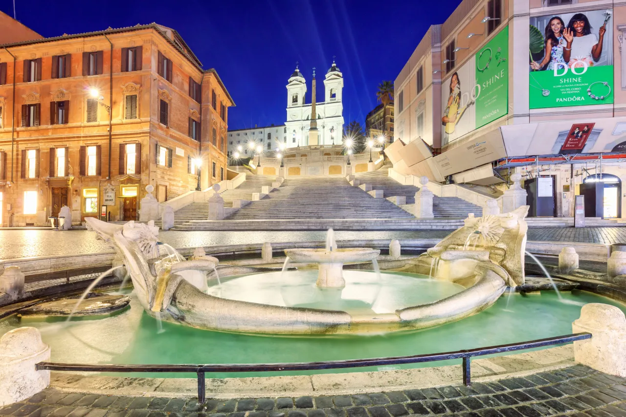 Fontanna di Trevi i Schody Hiszpańskie