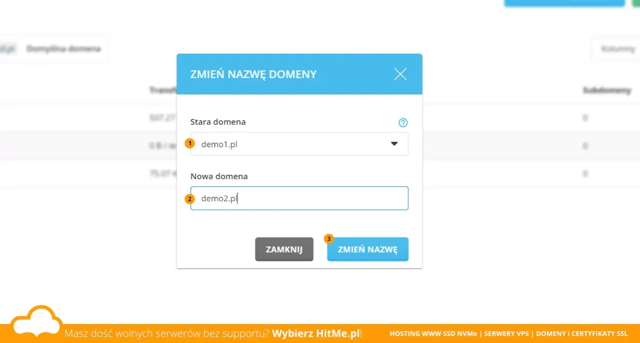 panel hostingowy usuwanie plików