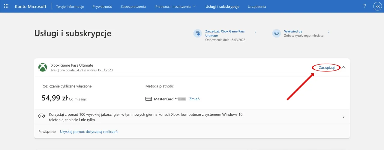 Jak anulować Game Pass PC krok po kroku