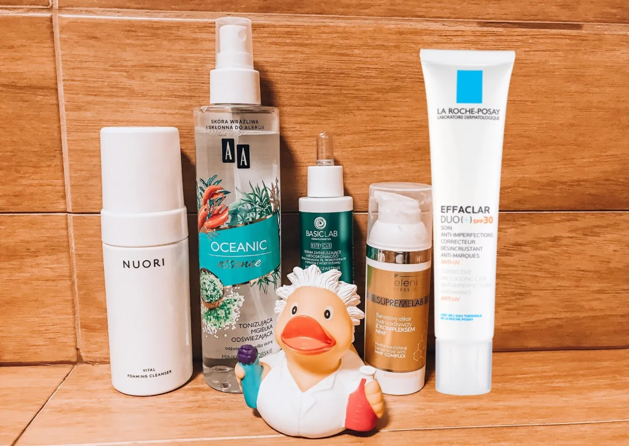 składniki kosmetyków cera trądzikowa