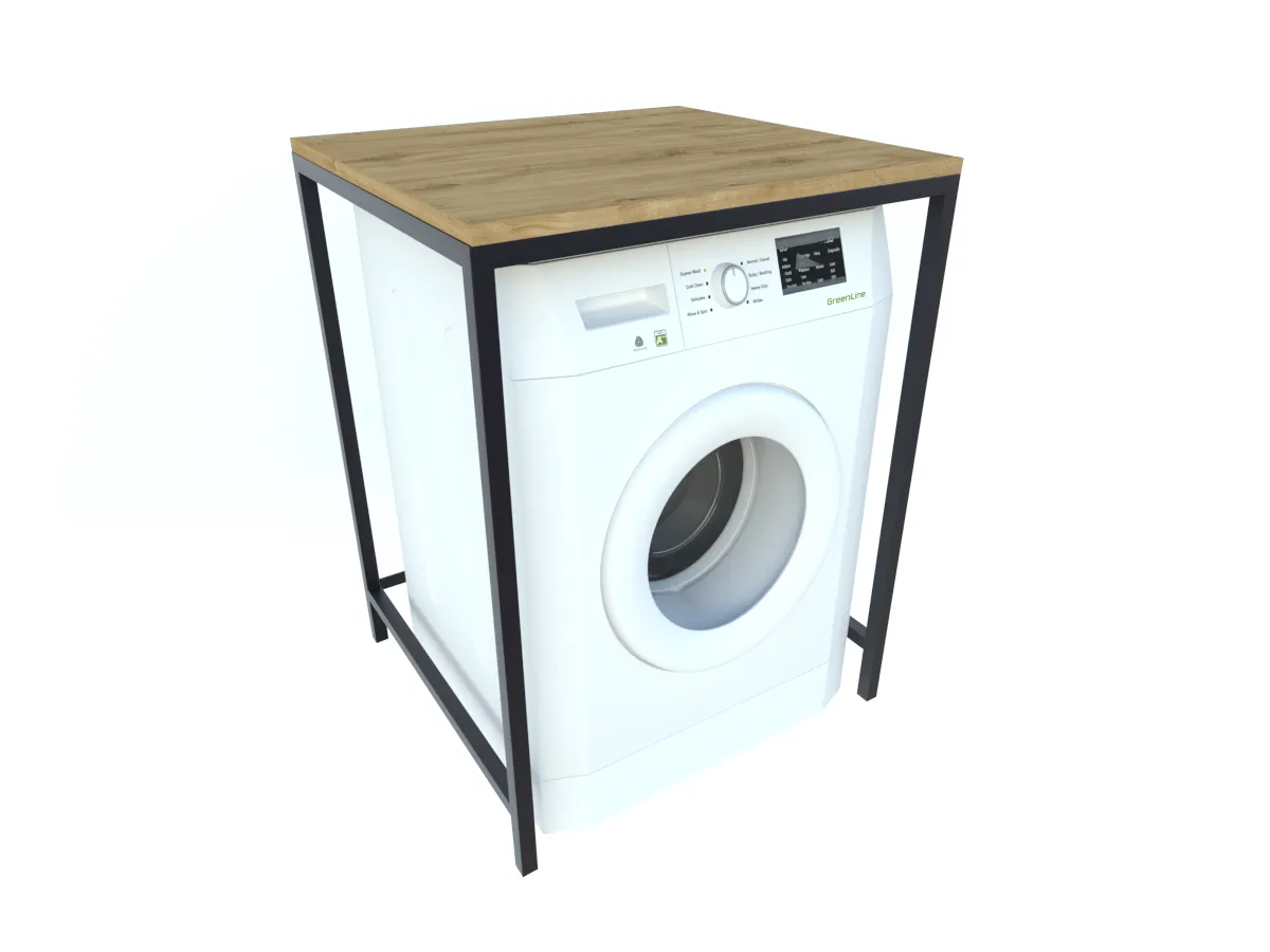 Montaż wspornik&oacute;w blatu nad pralką