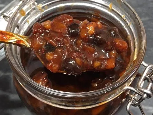 mincemeat ingredients or jar