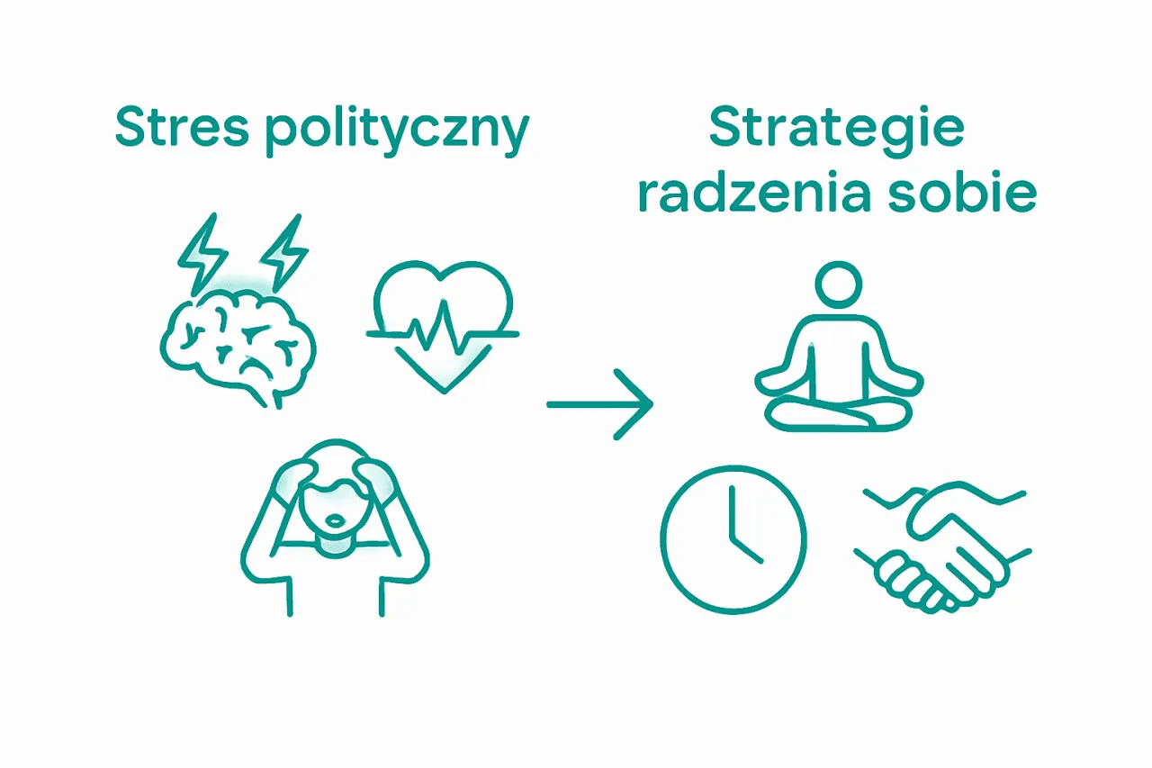 skutki przewlekłego stresu infografika