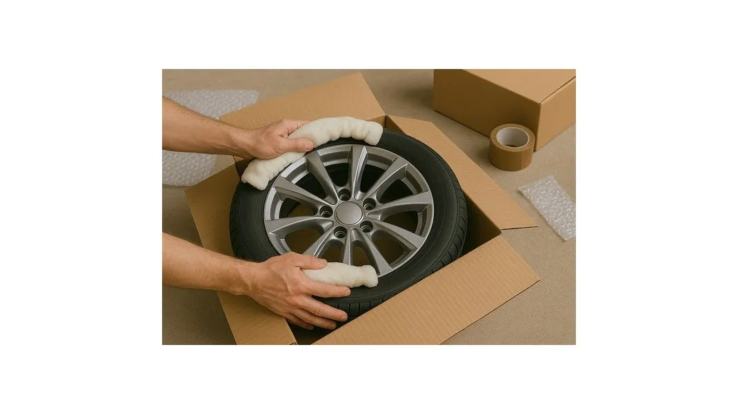 jak zabezpieczyć felgi do wysyłki kurierem