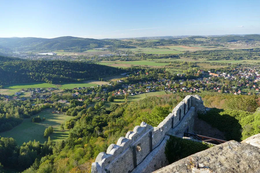 Zamek Chojnik widok