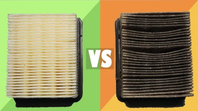 filtr powietrza diesel czysty brudny porównanie