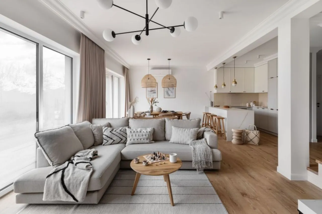 paleta barw ziemi salon