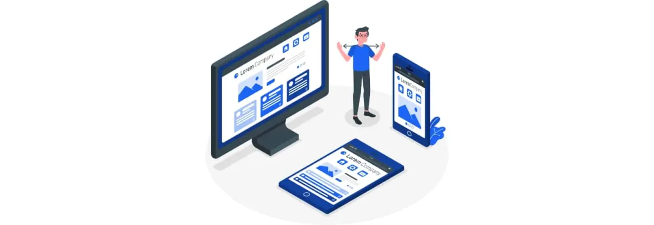 Responsywne zakładki na smartfonie i tablecie