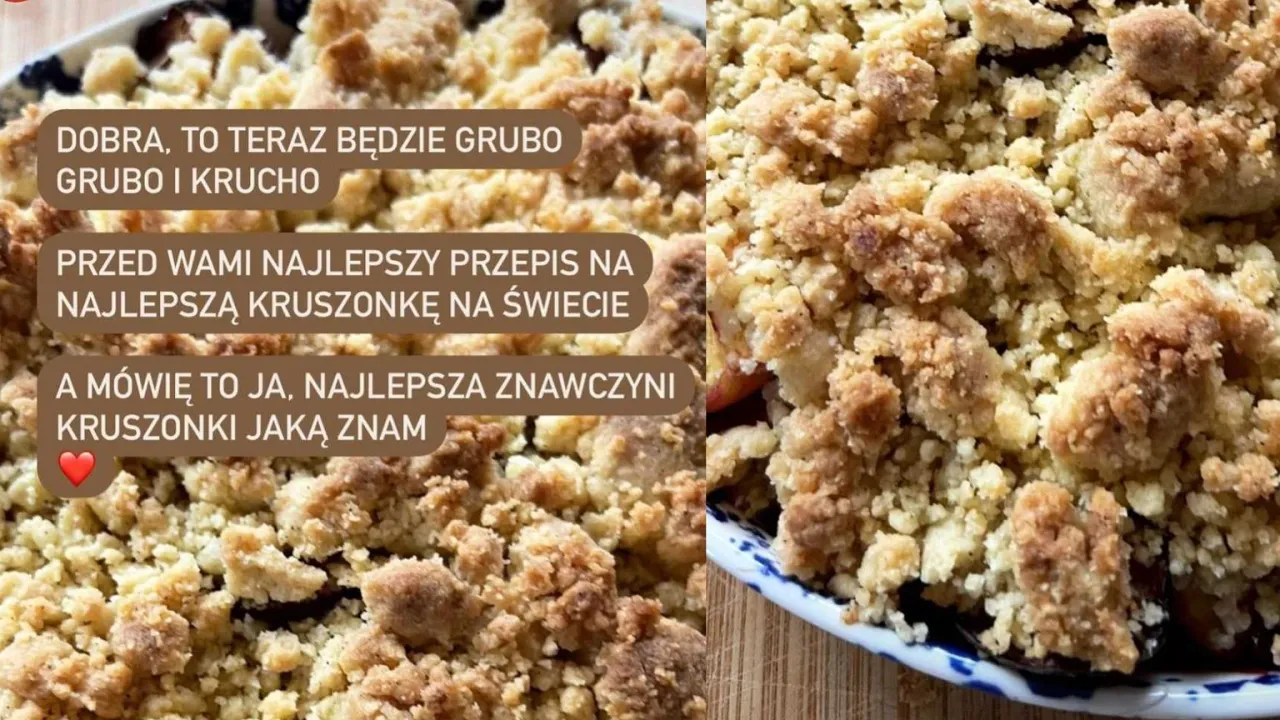 roztopione masło do kruszonki