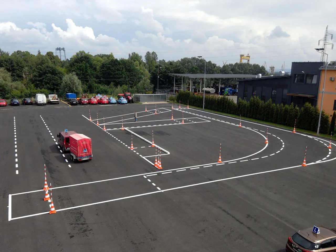 Nauka jazdy plac manewrowy