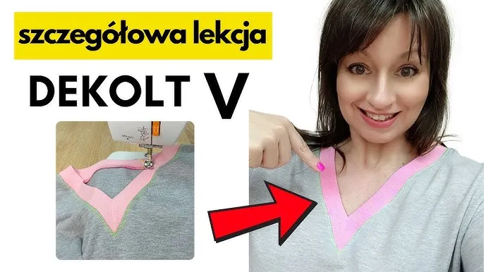jak wszyć odszycie dekoltu